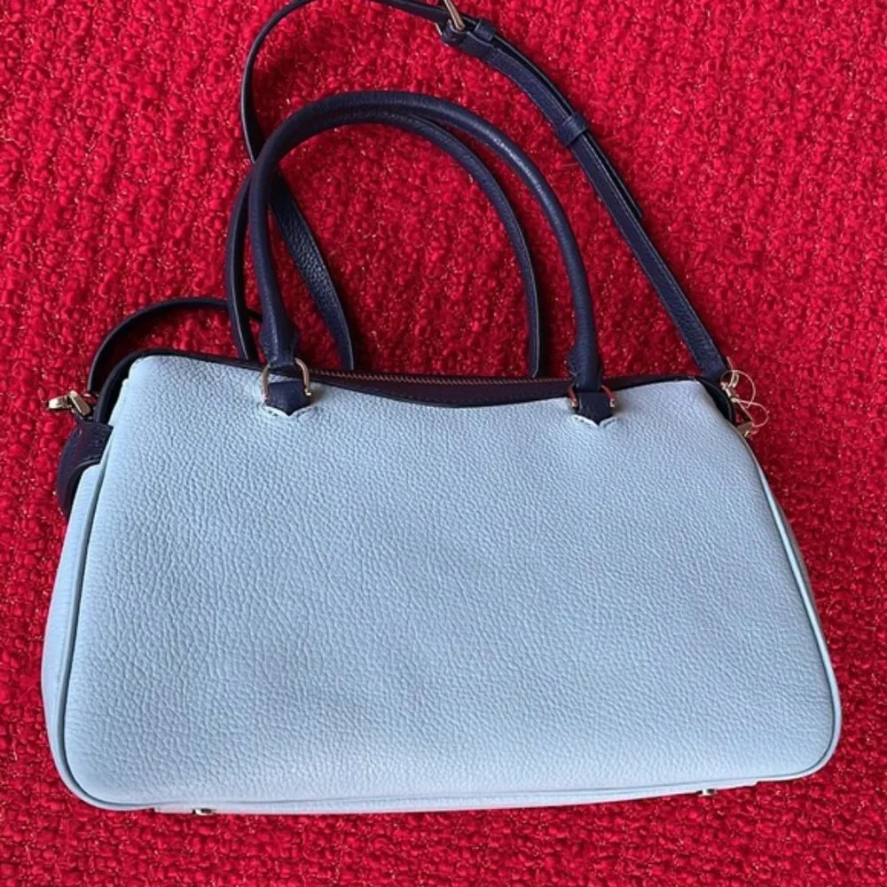 Kate Spade Colorblock Pebbled Leather Mimi Satchel Aphrodite - Picture 6 of 16